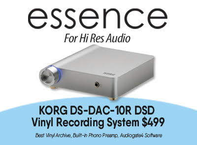 Korg DS-DAC-10R DSD Recording DAC with Phono Preamp