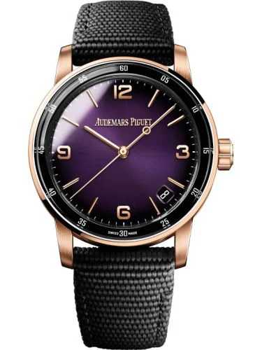 CODE 11.59 Automatic Pink Gold / Puple / Fabric