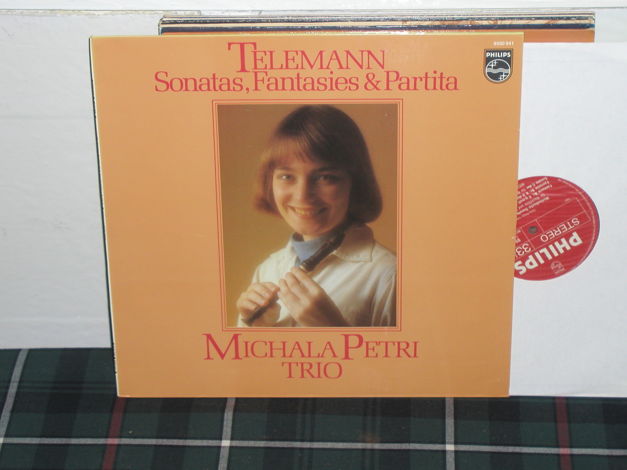 Michele Petri Trio - Telemann Sonatas Philips Import LP...
