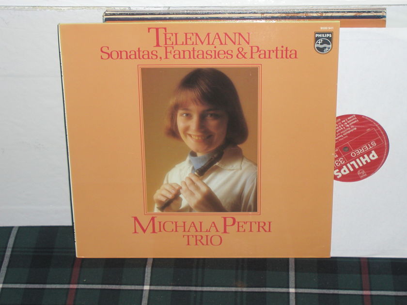 Michele Petri Trio - Telemann Sonatas Philips Import LP 9500