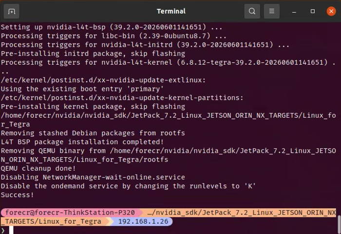 Apply binaries