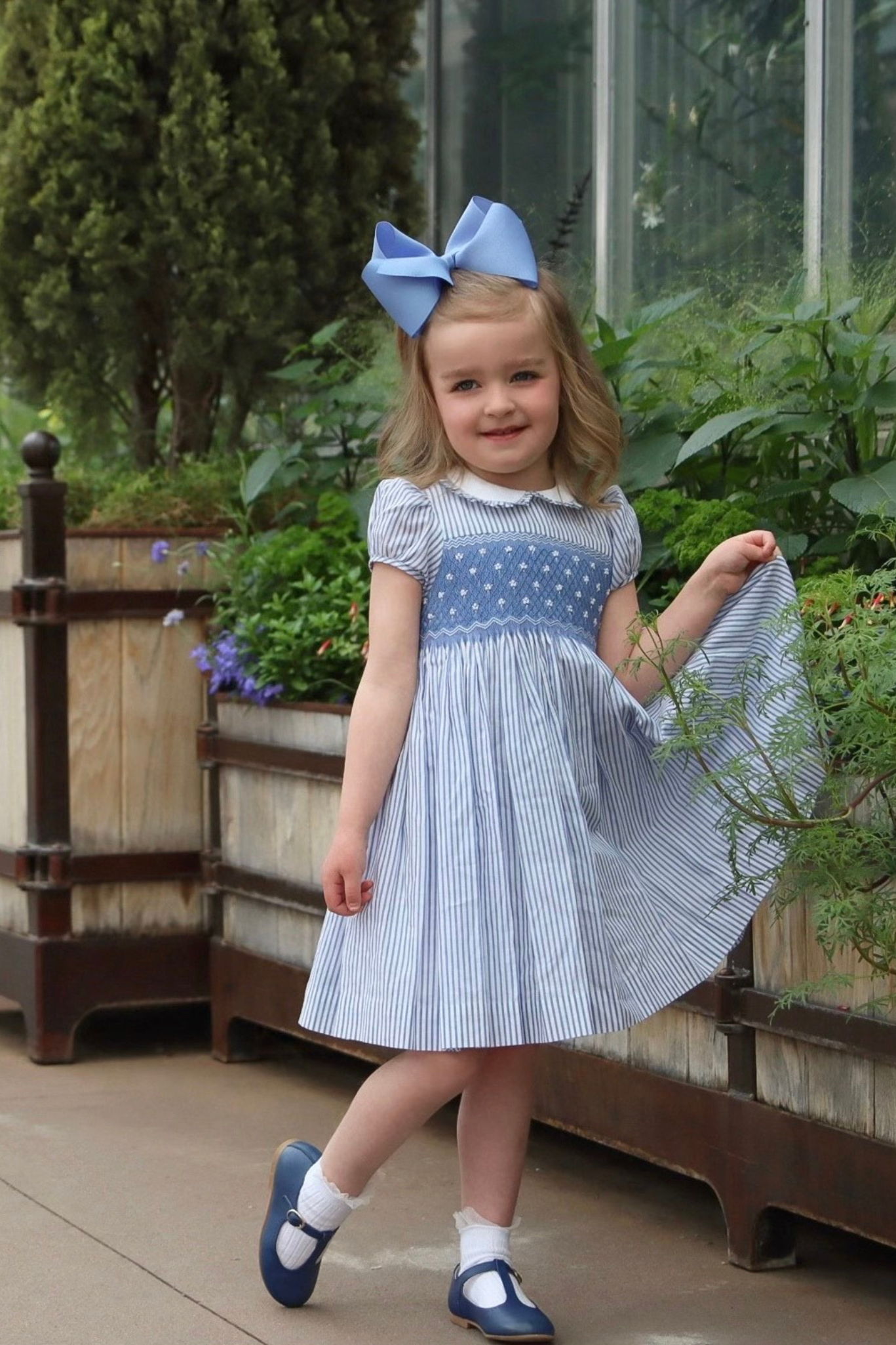 Traditional smocked dress