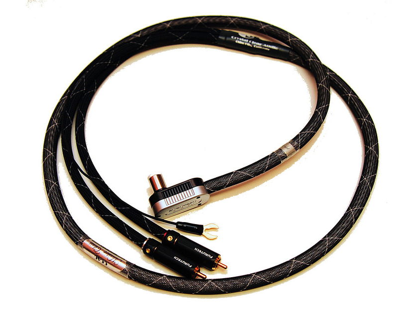 Crystal Clear Audio Master Class series V2 Phono Cable 1.5m 5 ft. Furutech din and rca