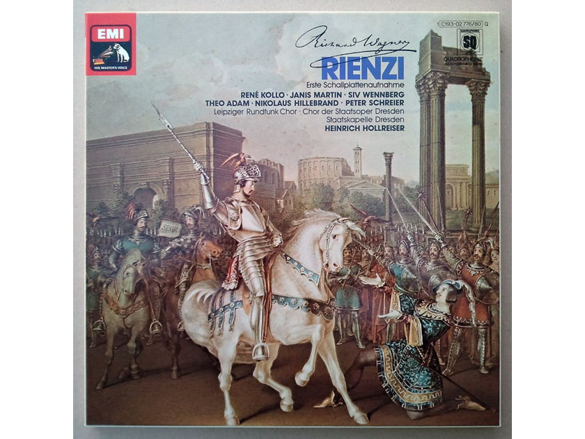 EMI HMV | HEINRICH HOLLREISER / - WAGNER Rienzi | 5-LP box set - German Pressing - NM