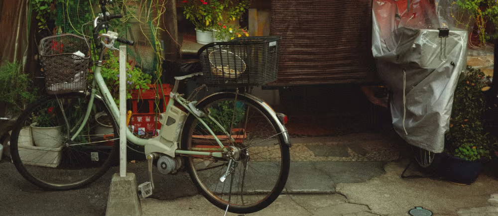 Japanese mamachari bike