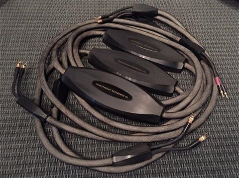 The three runs of Reference XL speaker cable