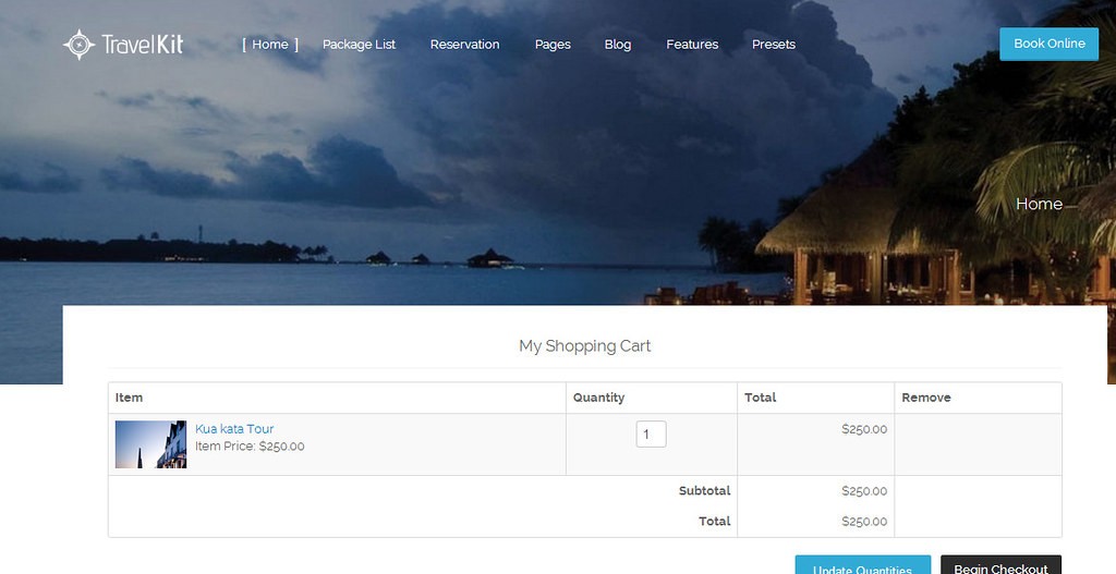 Travel Kit - шаблон для CMS Joomla