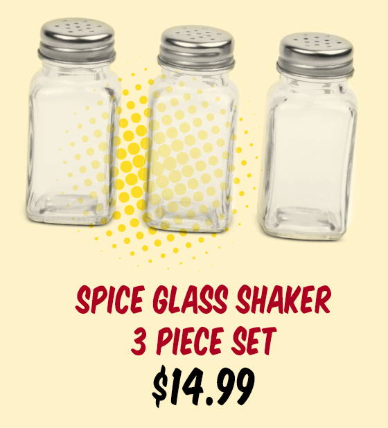 Spice Glass Shaker 3 Piece Set 