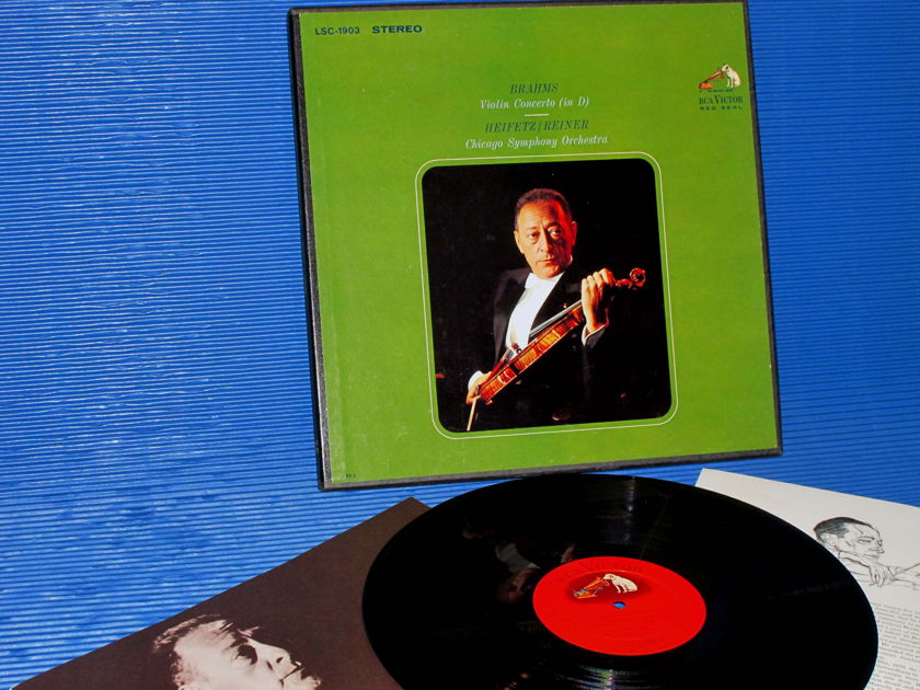 BRAHMS/Reiner/Heifetz -  - "Violin Concerto D" - RCA Shaded Dog 1963