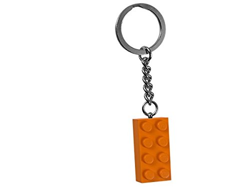 Brick Key Chain Orange lego