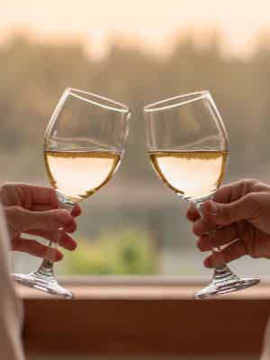 Romantic evening atmosphere on board