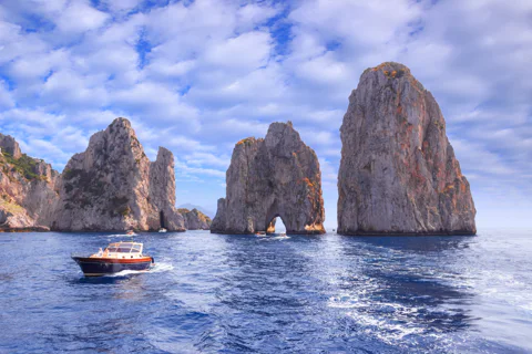 Capri Island & Blue Cave Private Boat Tour from Sorrento