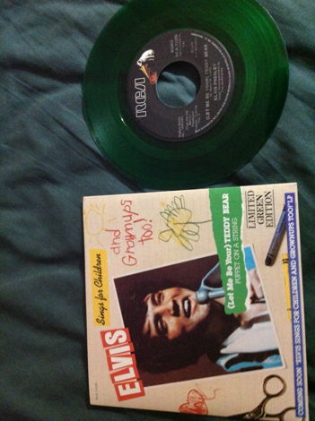 Elvis Presley - Teddy Bear Green Vinyl 45 Single RCA Ca...