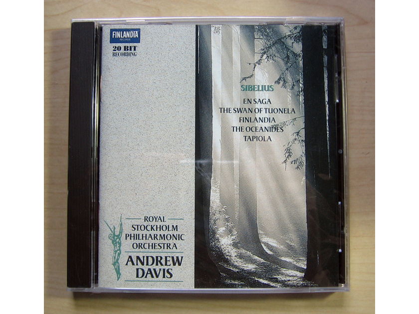 RSPO, Andrew Davis - Sibelius; En Saga / The Swan of Tuonela..... - Factory Sealed New CD 1997 Finlandia Records 0630-15242-2