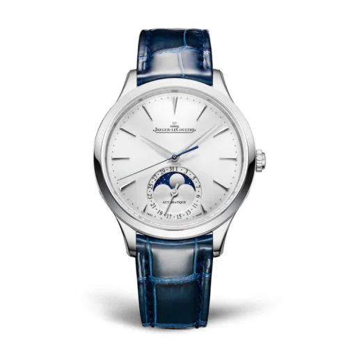 Master Ultra Thin Moon 36 Stainless Steel / Silver / Alligator