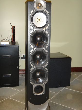 Paradigm studio 100 hot sale v5 tower speakers