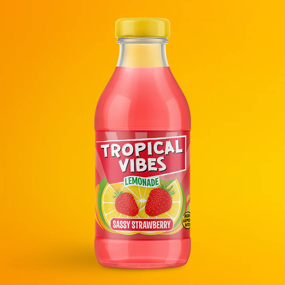 tropical vibes sassy strawberry lemonade