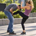 How to execute a groin kick self defense technique self protection training How to execute a groin kick self defense technique self protection training