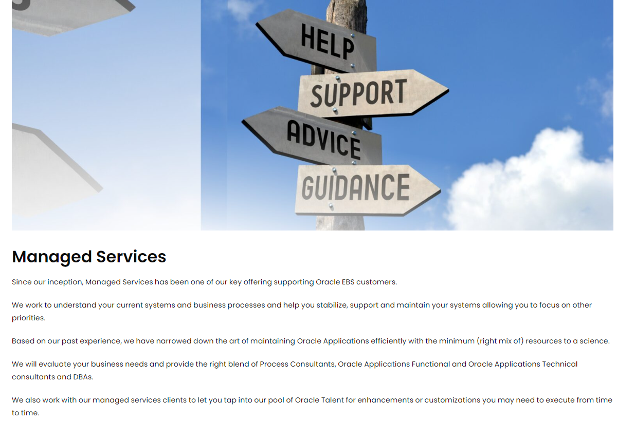 Samay Consulting product / service
