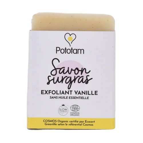 Savon exfoliant vanille
