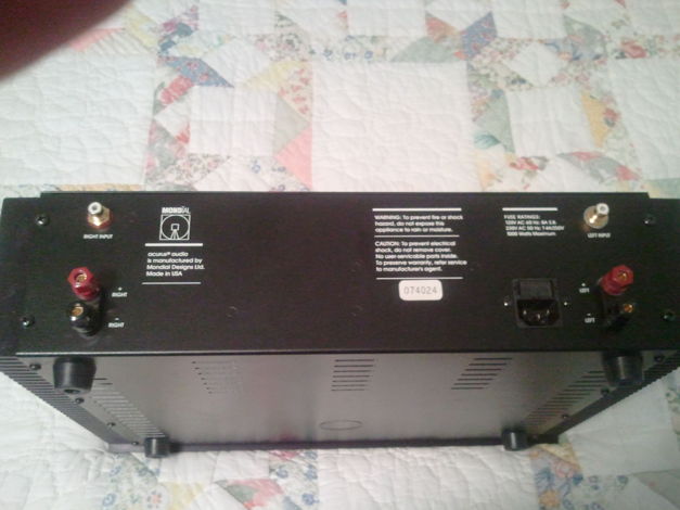 Acurus by Mondial A-200 200 wpc power amp