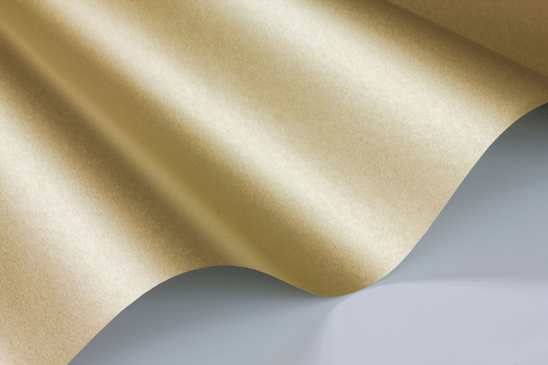 Gold metallic wallpaper material