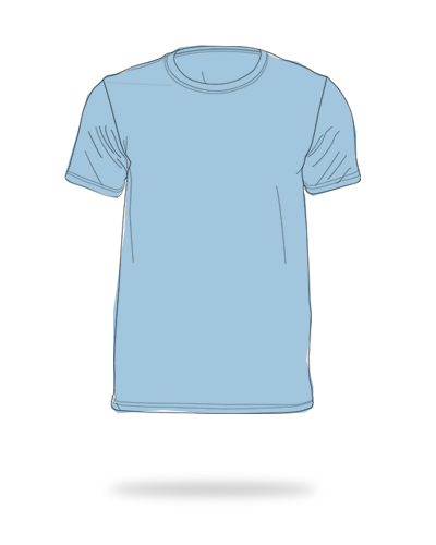 light blue 100% cotton round neck shirts sj clothing manila philippines