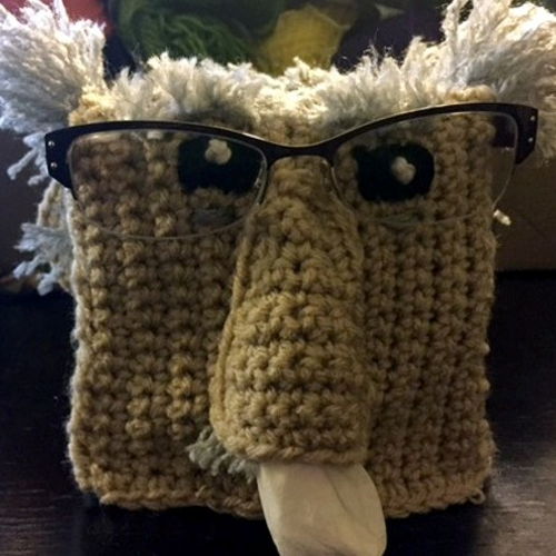 Sneezy Opa Tissue Box Cover