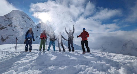 Mehrtages-Skitouren im Allgäu und den Alpen mit Guide.