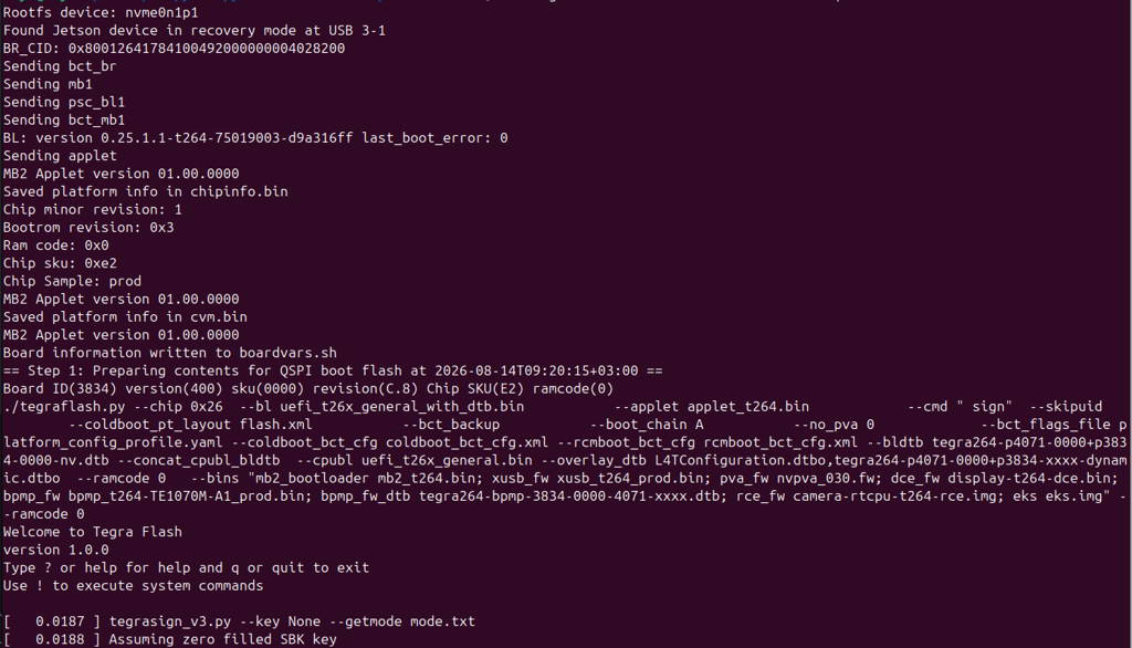 lsusb command's result