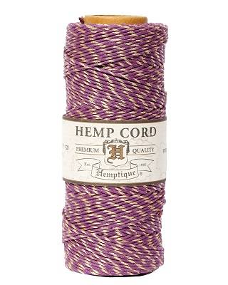 Metallic hemp cord collection