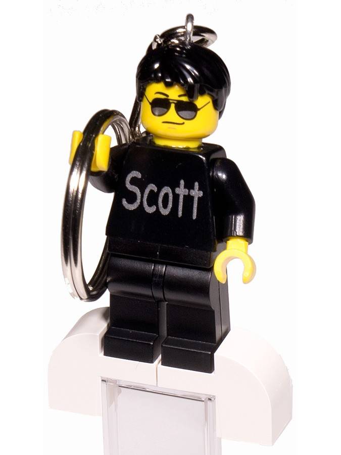 named lego keyring