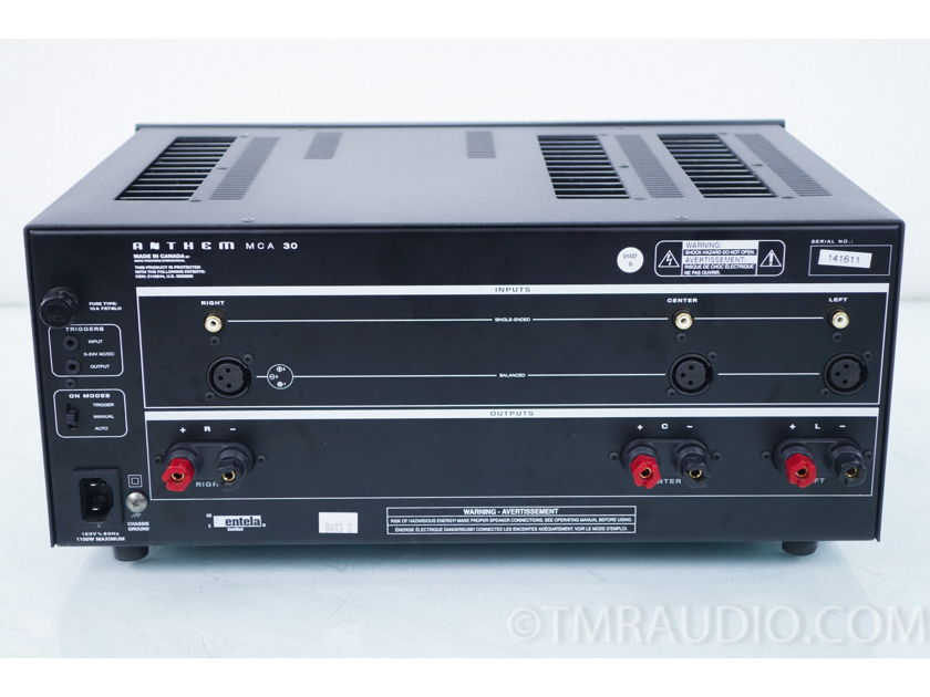 Anthem MCA-30 3 Channel Power Amplifier; MCA30 (8483)