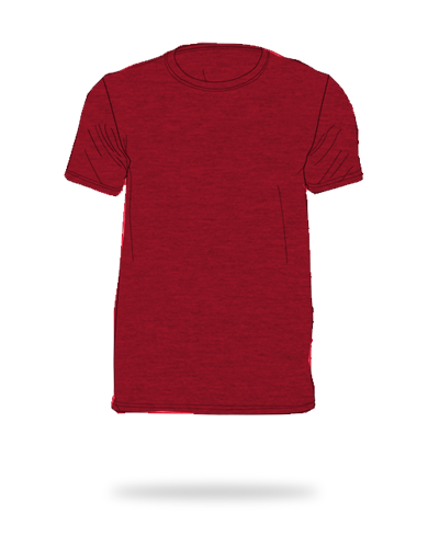 heather red 100% cotton round neck shirts sj clothing manila philippines