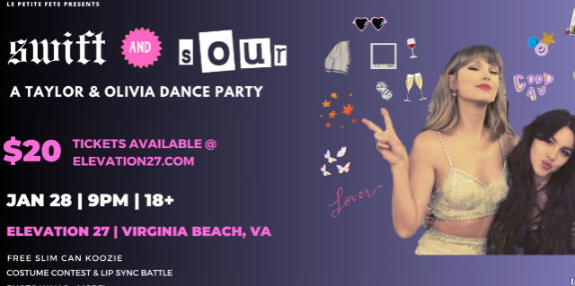 Swift & Sour: A Taylor Swift & Olivia Rodrigo Dance Party at Elevation 27  promotional image