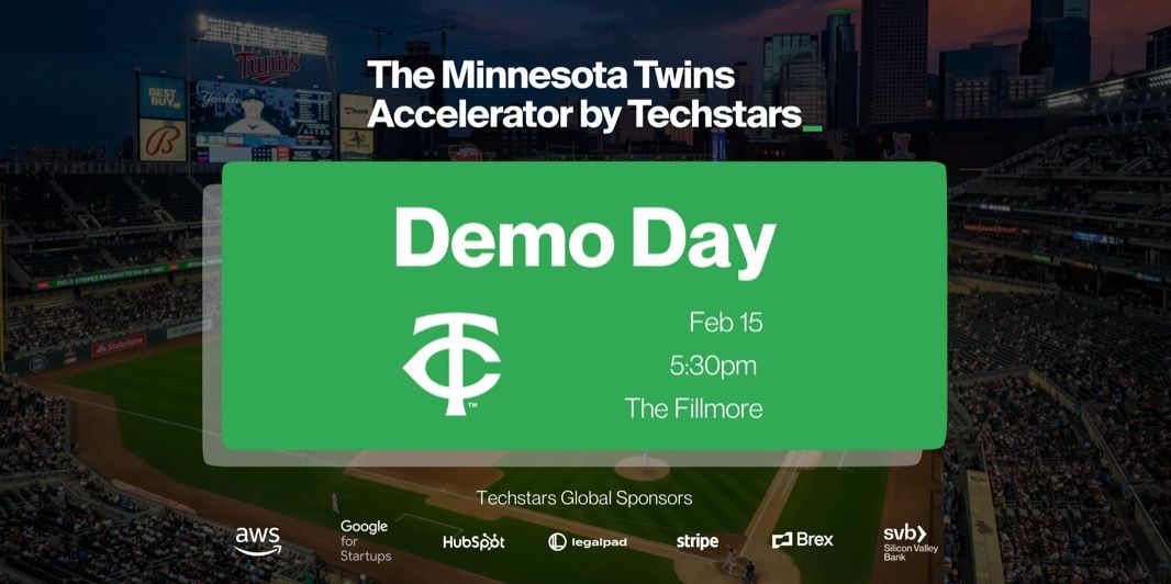 The Minnesota Twins Accelerator by Techstars DEMO DAY  promotional image