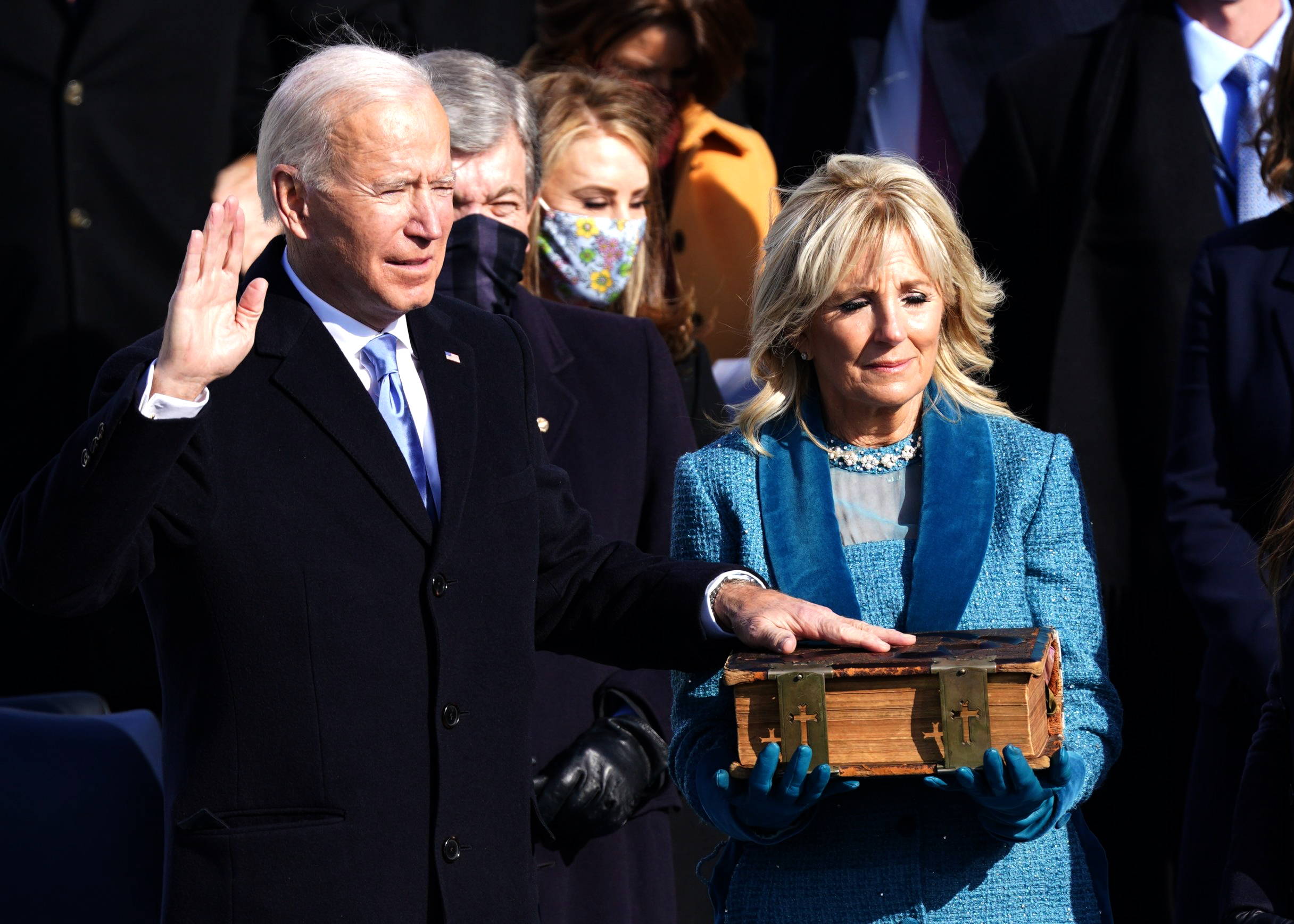 Joseph R. Biden is sworn in as the 46th President of the USA