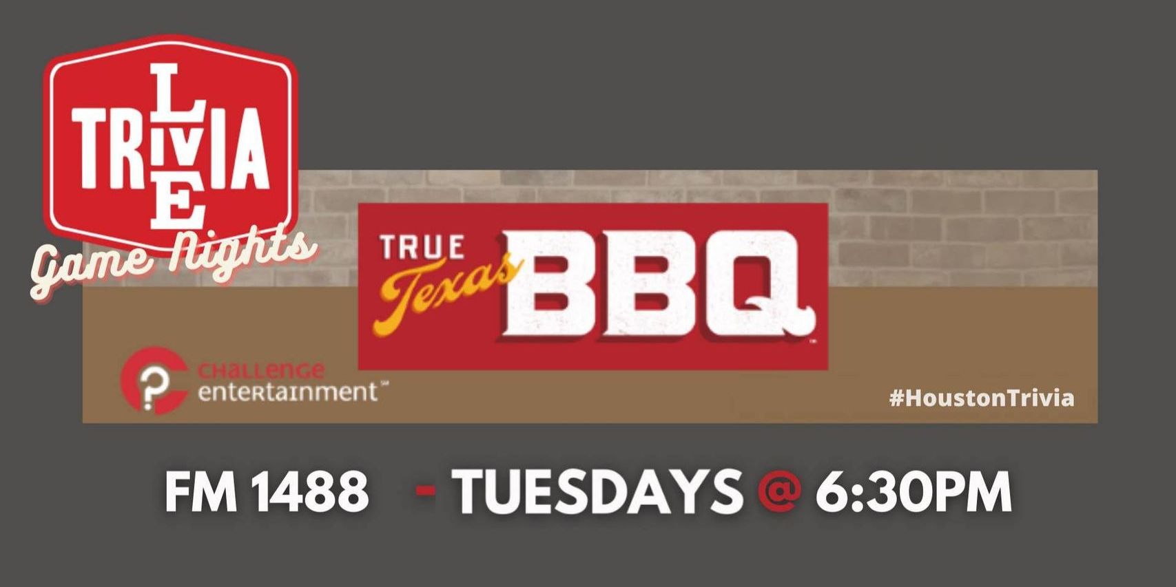 Live Trivia at True Texas BBQ (HEB) - Magnolia promotional image