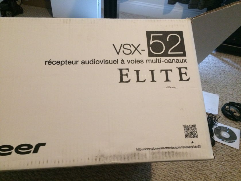 Pioneer VSX52 Receiver For Sale Audiogon