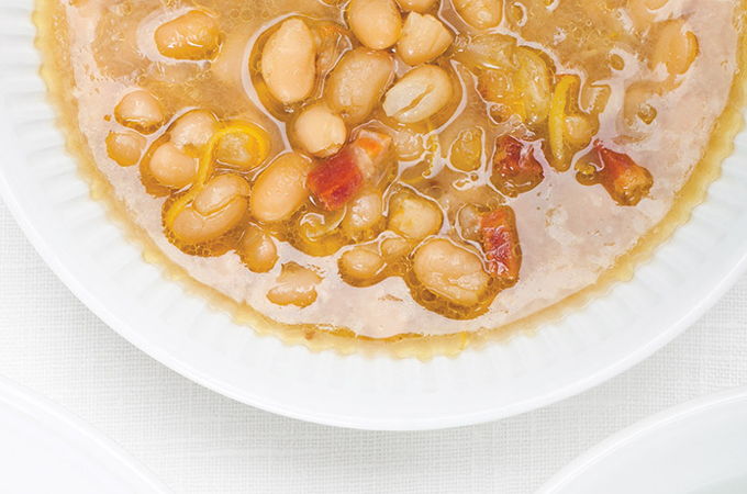 White Bean and Lemon Zest Soup