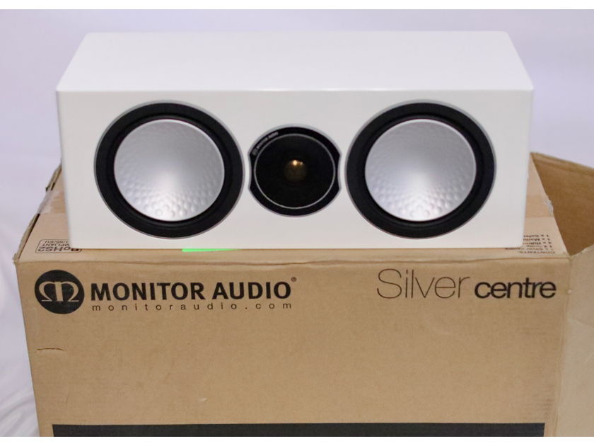 Monitor Audio  Silver Centre Channel Speaker in White (Open Box) w Free Shipping!