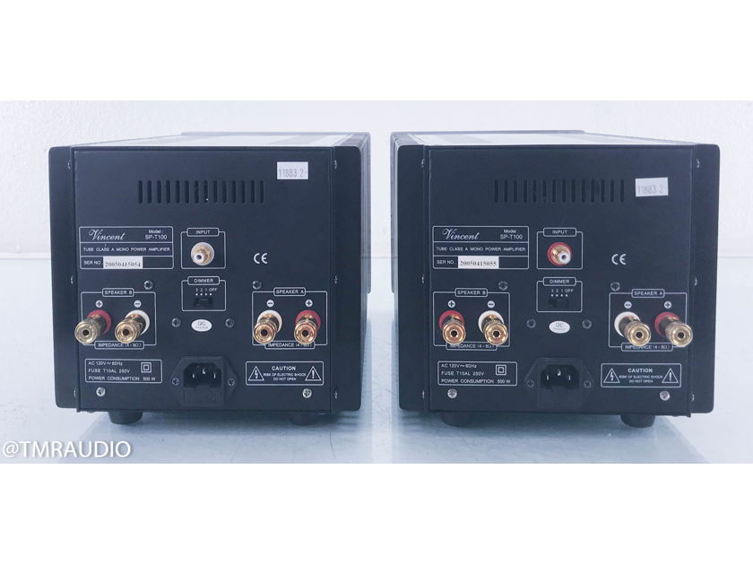 Vincent SP-T100 Hybrid Mono Power Amplifier; Pair (11883)