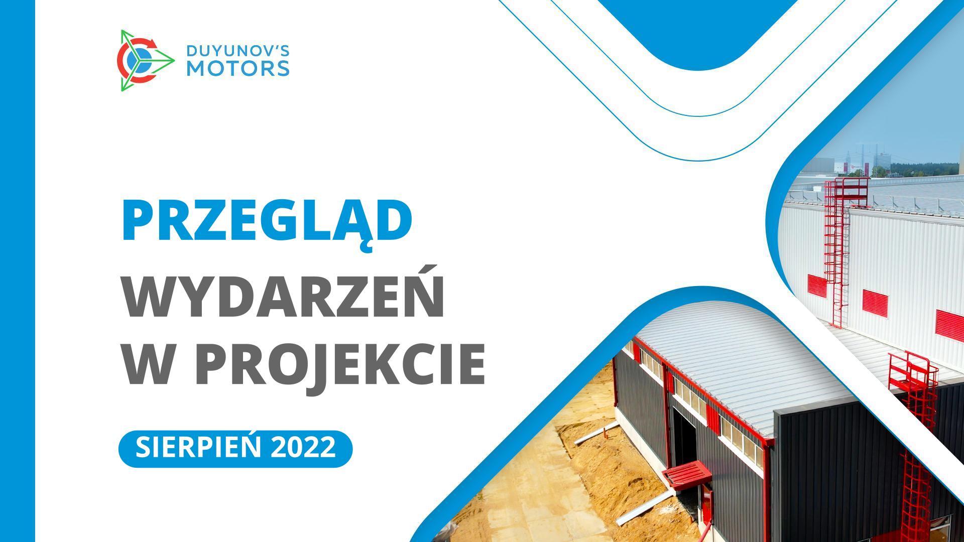 Najważniejsze wydarzenia w projekcie: przegląd sierpniowy