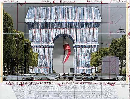  Hamburg
- Eines der bekanntesten Werke des Künstlerpaares: Die Verhüllung des Triumphbogens in Paris 2021. © Christo and Jeanne-Claude Foundation / Fotograf Wolfang Volz