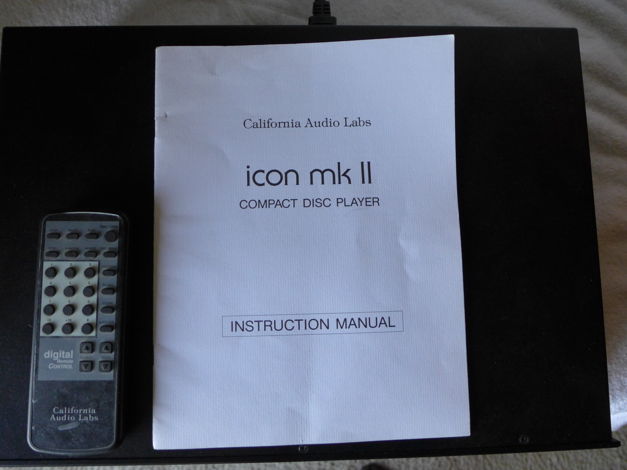 California Audio Labs ICON II CLASSIC CD PLAYER - MINT
