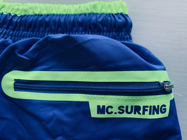 Aqua Perla Mens Rudy SPF50+ Blue Swim Short - Image 2