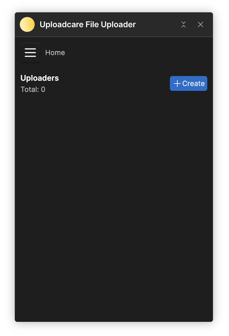 File Uploader settings panel in Webflow