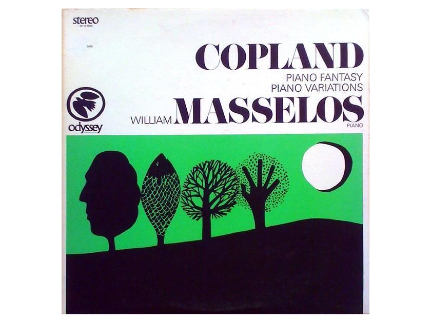 William Masselos - AARON COPLAND "Piano Fantasy, Piano Variations" SEALED STEREO LP ODYSSEY RECORDS Ships Free USA