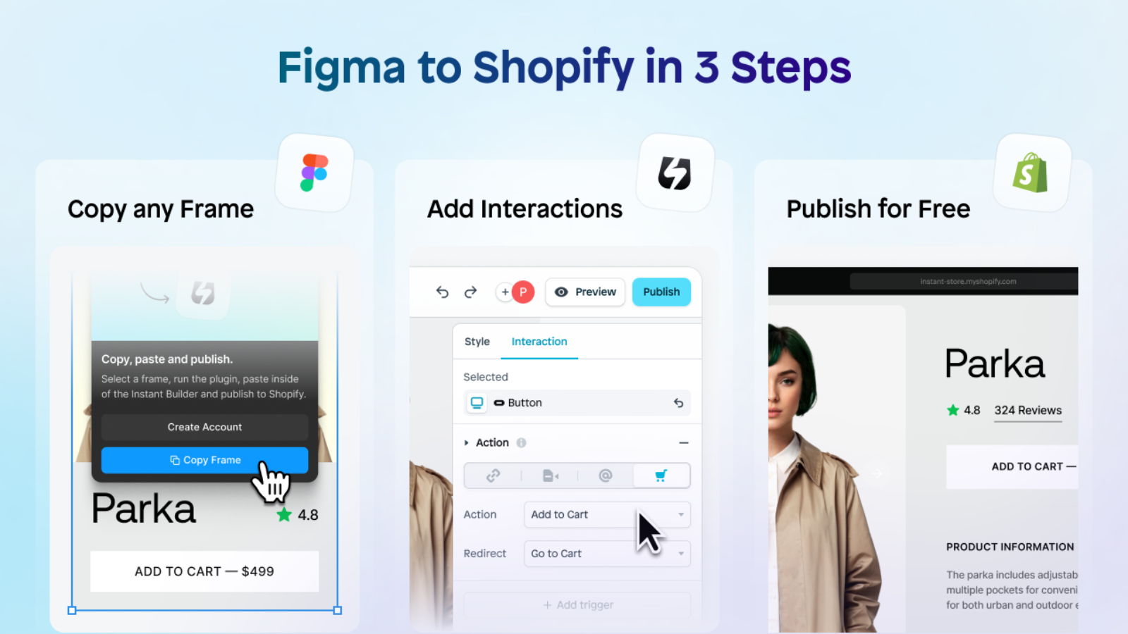 instant product features
