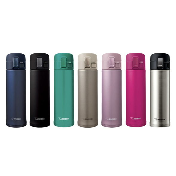 One Touch Open Vacuum bottle with Slicksteel interior 480 ml, SM-KHE/F